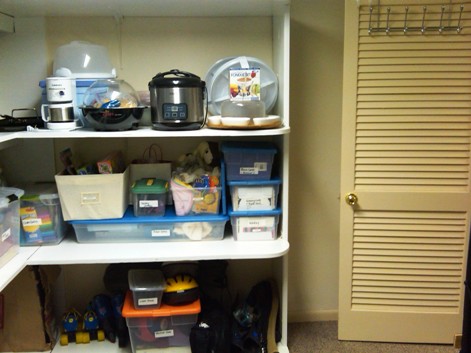 organized storage room