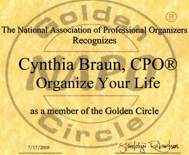 NAPO Golden Circle for Cynthia Braun