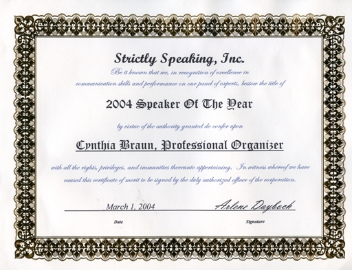speaker of the year 2004